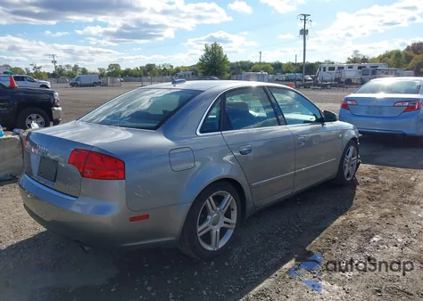 2006 Audi A4 2.0T z USA, uszkodzony, nr VIN WAUDF78EX6A230640
